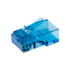 RJ 45 Connectors Pack of 100 Blue