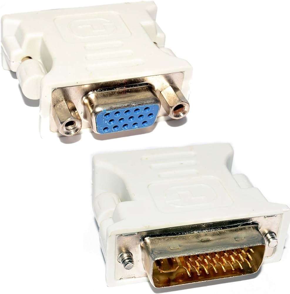 DVI (24+5) Male to VGA Female Converter