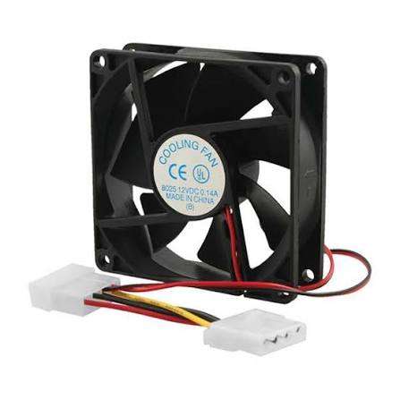 Black Chasis Fan 80mm