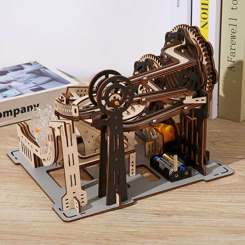 GagaFast Mechanical Wooden 3D Puzzle - Mechanical Rail Bead