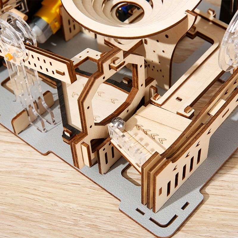 GagaFast Mechanical Wooden 3D Puzzle - Mechanical Rail Bead