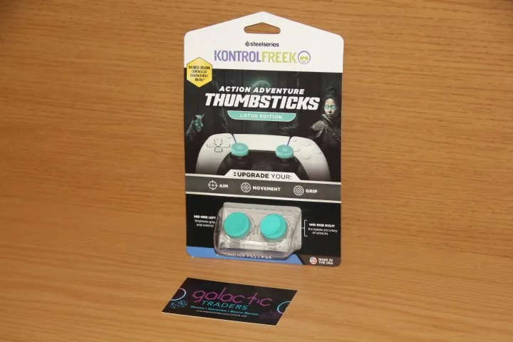 KontrolFreek Teal Limited Lotus Edition Performance Thumbsticks for PS4 / PS5
