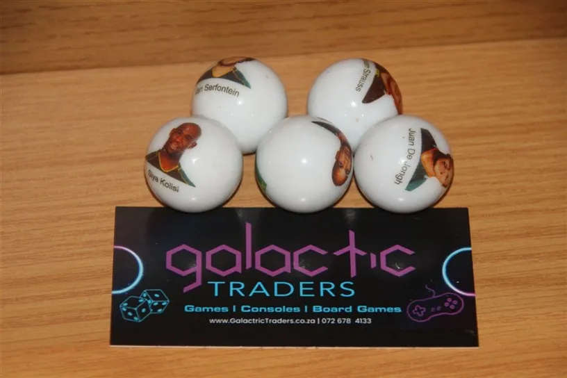 Rugby Marbles (Set Of 5) collectable