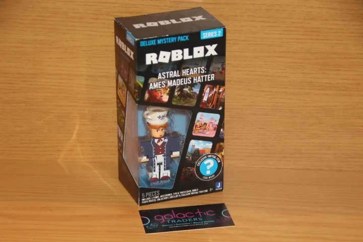 Roblox 5 Piece Deluxe Mystery Pack Astral Hearts - Ames Madeus Hatter Set
