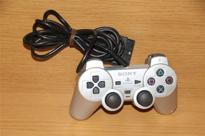 PS2 Original Sony Silver Control