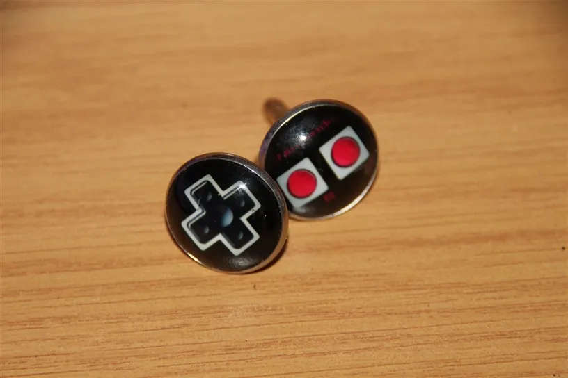Nintendo cuff links