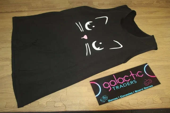Cute Cat / Black Kitty Vest, size XL