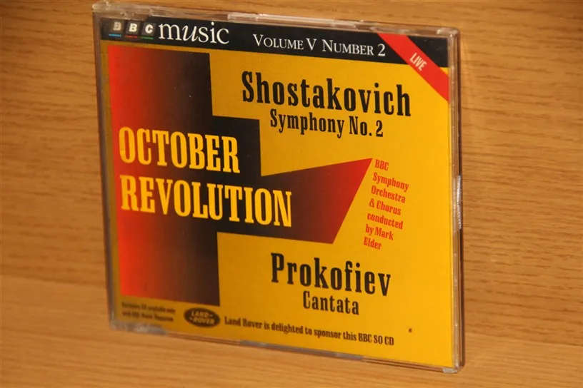 CD October Revolution Shostakovich Symphony No.2