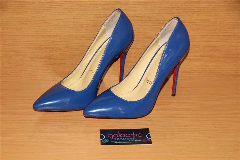 Christian Louboutin pumps Heels Royal blue knock offs