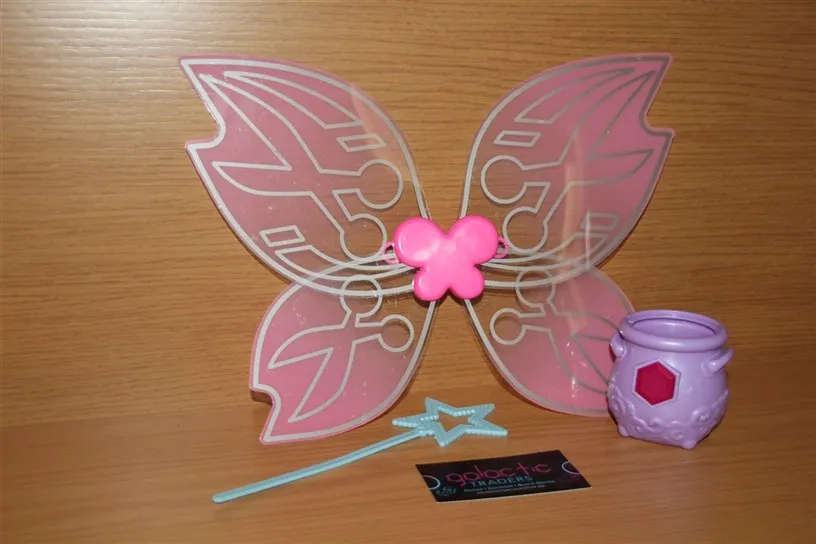 Pixie Wings, Wand And Caldron For Little Girls