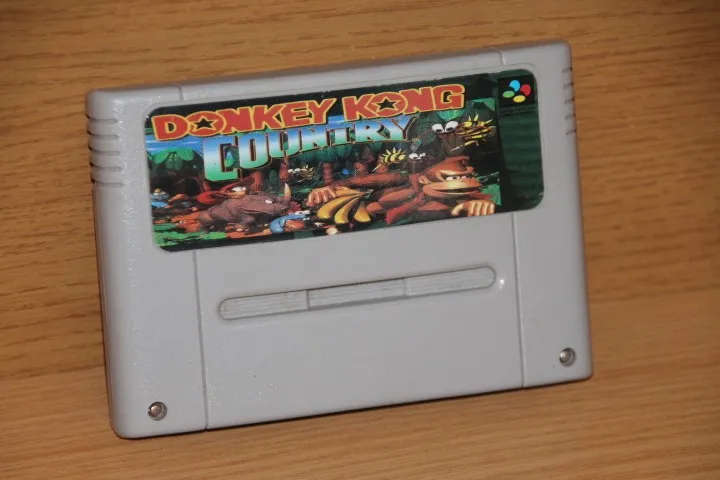 Super Nintendo SNES Donkey Kong country