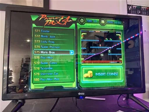 Street Fighter theme Arcade table top console