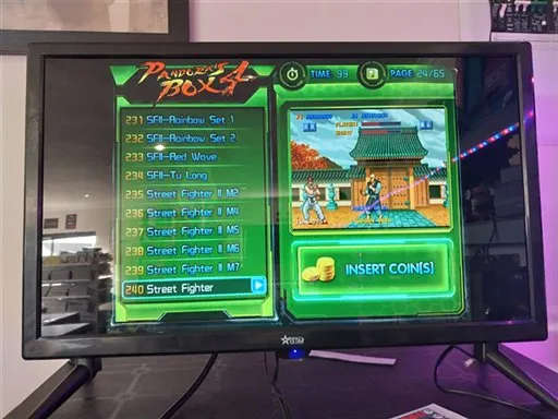 Street Fighter theme Arcade table top console