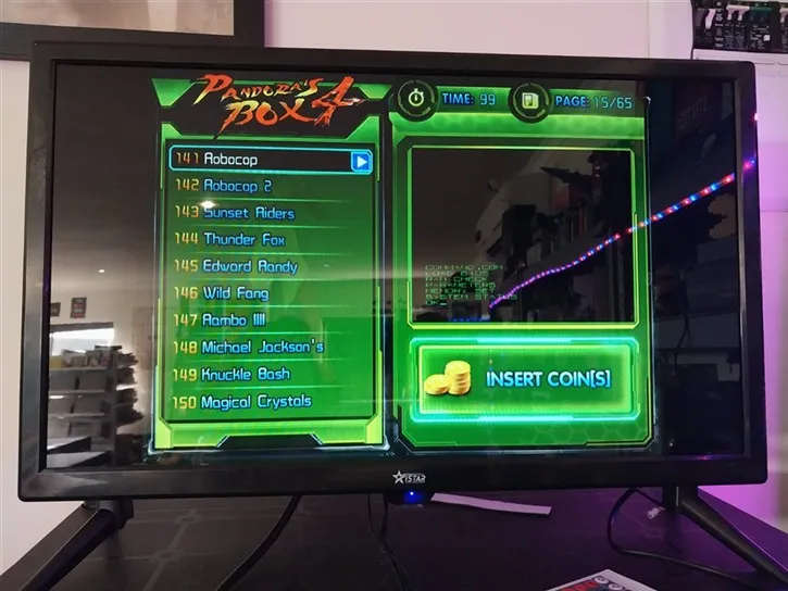Street Fighter theme Arcade table top console
