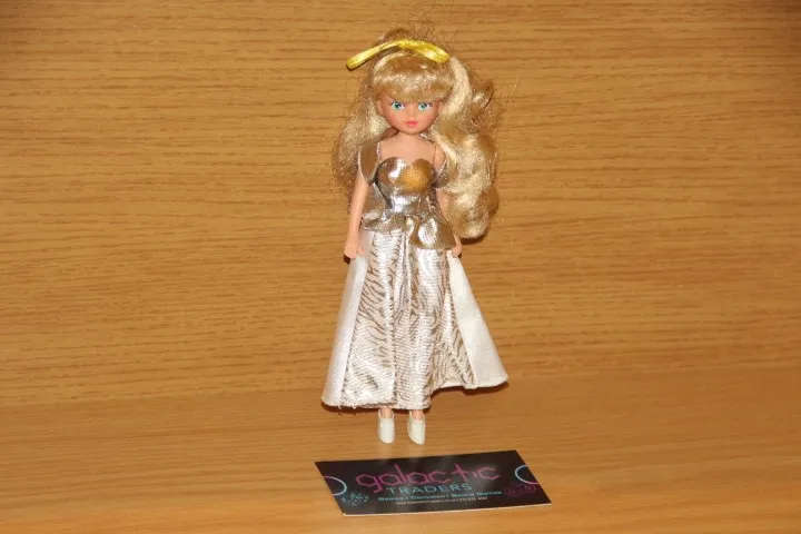 Sally Doll Beige Satin Dress