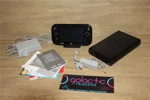 Nintendo Wii U console with screen