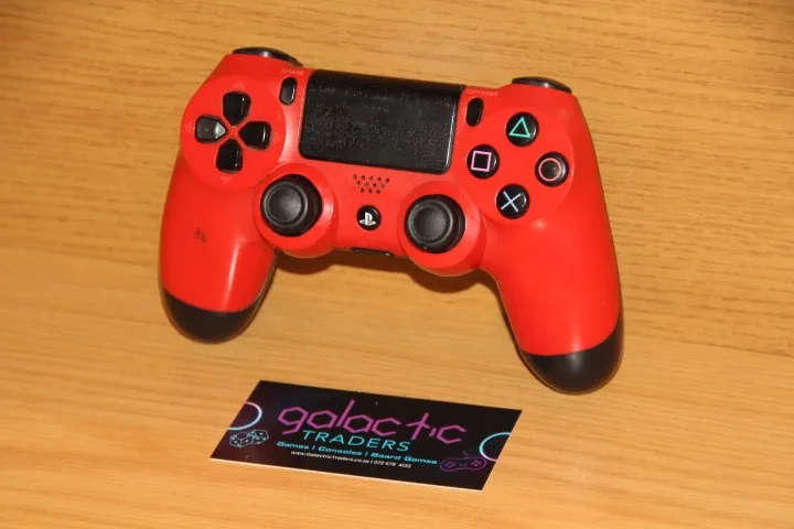 Original Sony Playstation PS4 Black and Red Controller