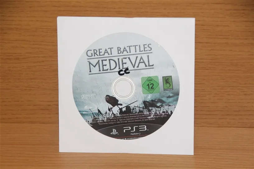 PS3 Great Battles Medieval (no case)