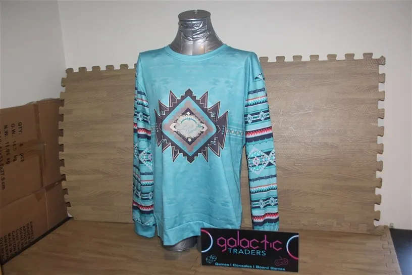 Polyester decorated blue jersey (Medium)