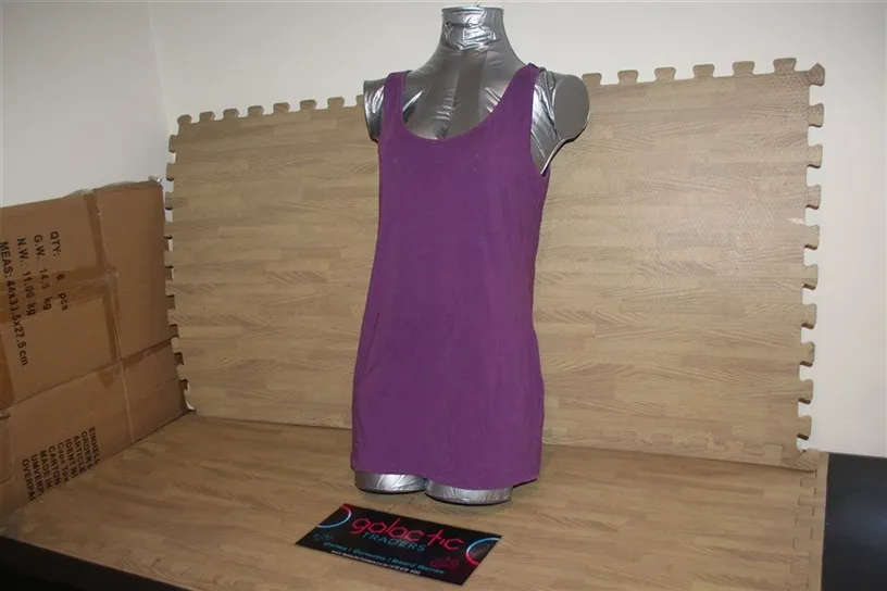 Purple Cotton Vest, Size XL