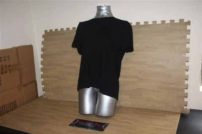 Cotton Black T-shirt, Size Medium
