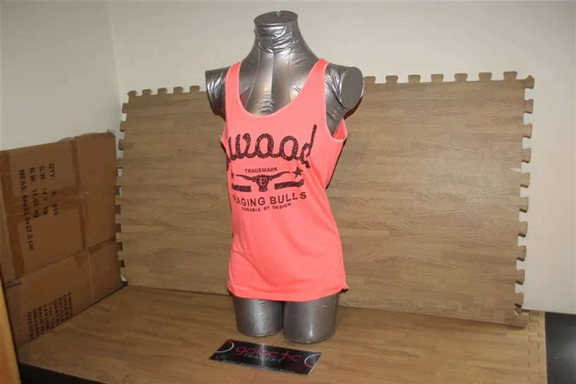 Cotton nylon-pink shirt made in Phuket, Size Small