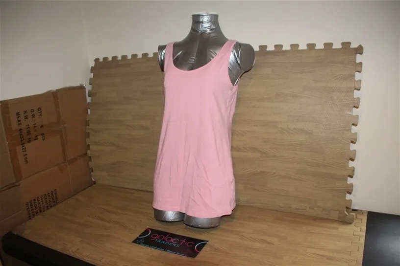 Cotton pink tank top, Size XL
