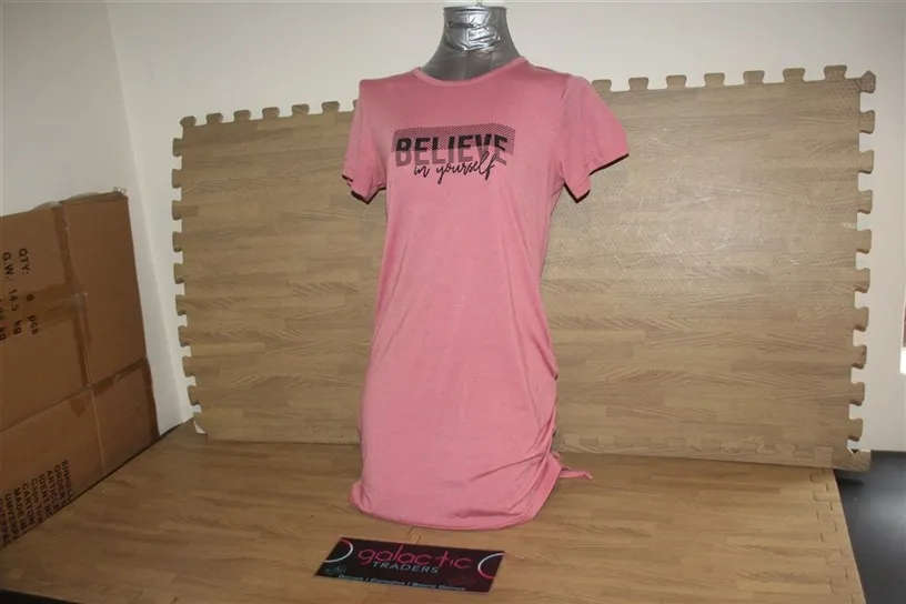 Polyester pink Night gown, Size ages 13-14