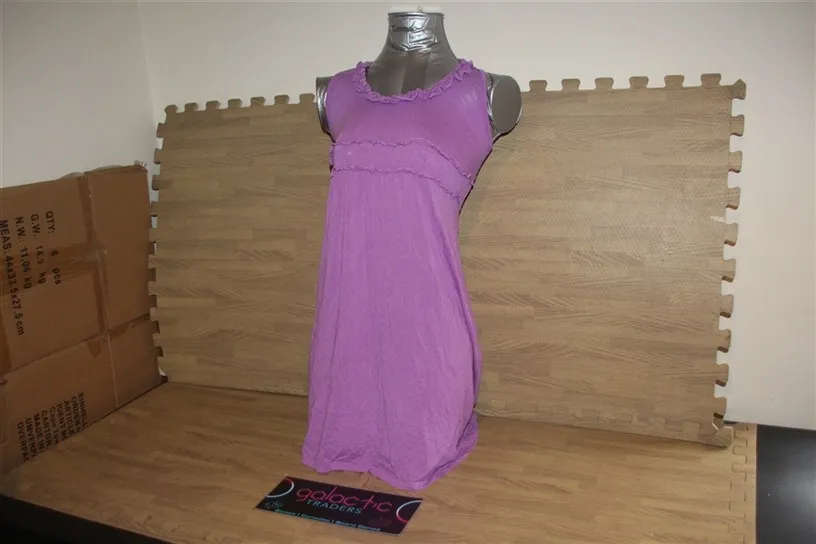 Woolworths purple rayon dress, size ages 12-113yrs, Bust size 76cm