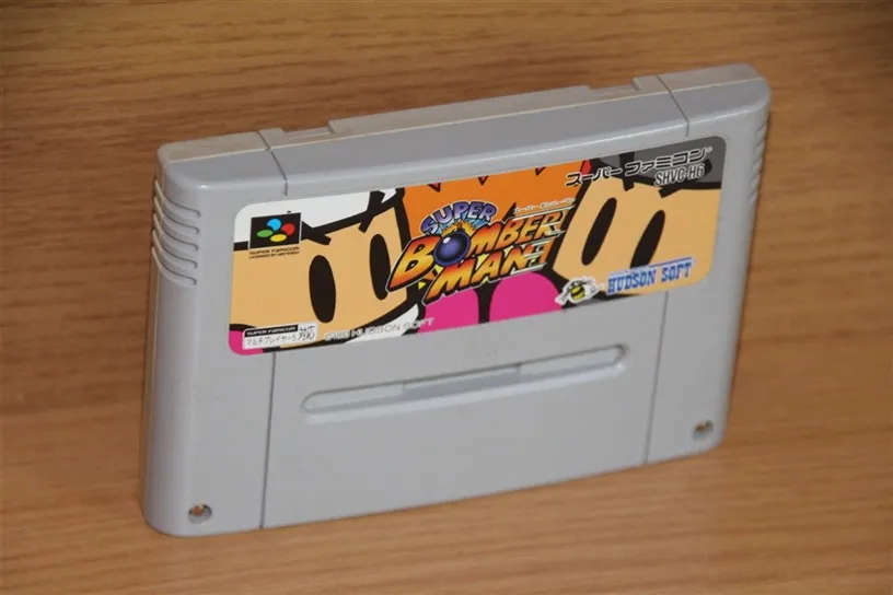 Retro Super Nintendo SNES Super Bomber Man Game Cartridge