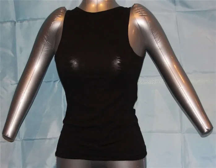 Real Basics Fitted Black Tank Size Small (S)