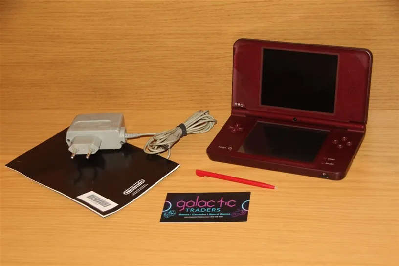 Nintendo Maroon Dsi XL Handheld Console