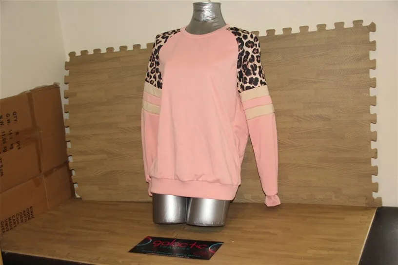 Pink Lepard Shoulder Print Jearsy