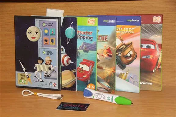 LeapFrog Tag and LeapReader electronic learning pen and books set, designed to help children aged...