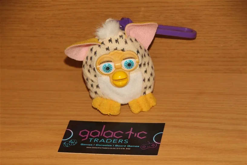 Leopard Print Furbie Keychain