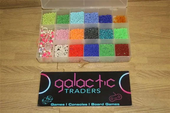 Set of various sized beads
