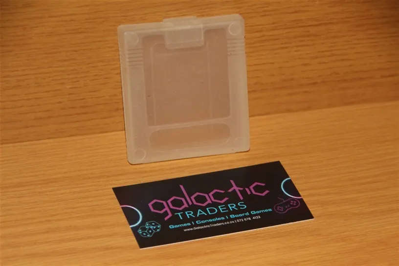 Clear Nintendo Game Boy and Game Boy Color game cartridge