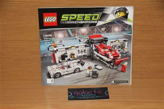 LEGO Speed Champions Porsche 919 Hybrid and 917K Pit Lane Set Instruction Manual