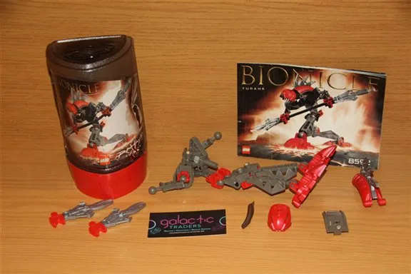 LEGO Bionicle Turahk building set, missing few pieces,model number 8592