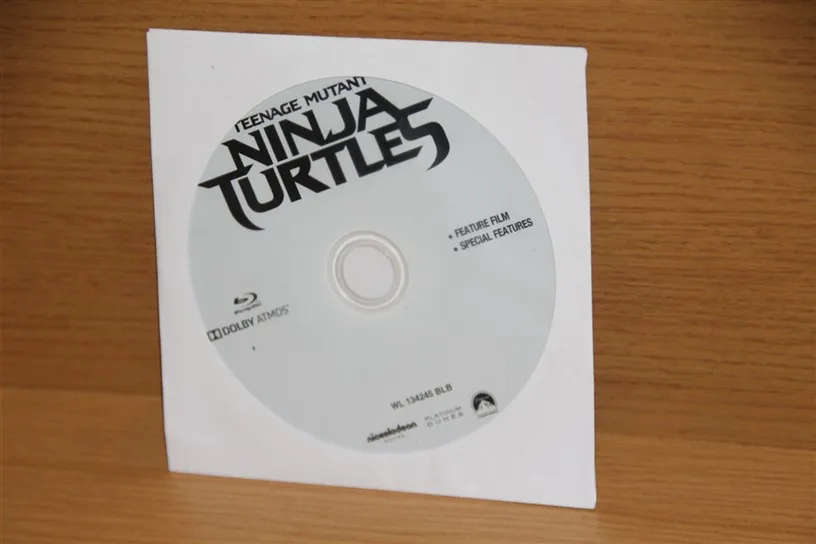 Blue-ray DVD Teenage Mutant Ninja Turtles (no case)