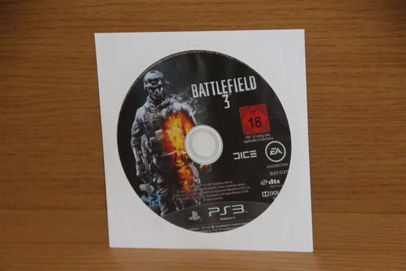 PS3 Battlefield 3 (no case)
