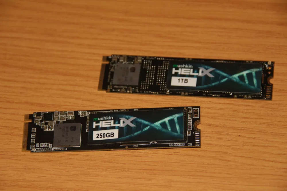 FAULTY Mushkin Helix-L 1TB and 250GB NVMe M.2 (2280) Internal Solid State Drive