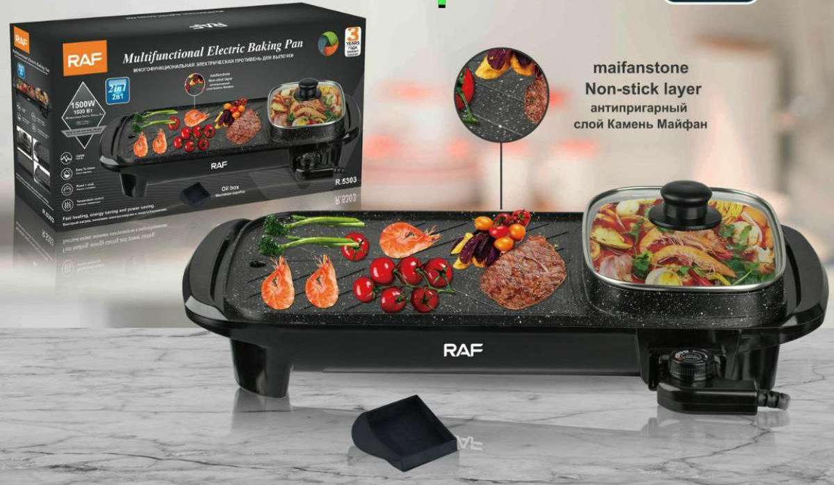 2 IN 1 Electric Grill