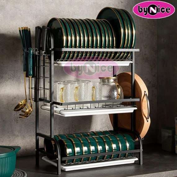 3 Layer Kitchen Dish Rack