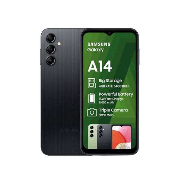 Samsung Galaxy A14 64GB LTE Dual Sim - Black