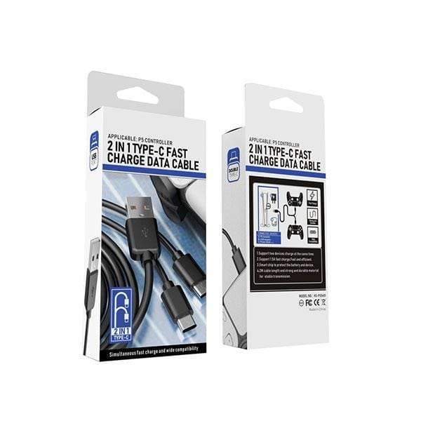 PS5 Controller 2 in 1 Data Charging Cable