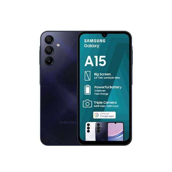 Samsung Galaxy A15 128GB Blue Black