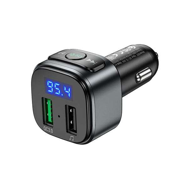 Hoco QC3.0 In Car Wireless BT FM Transmitter (E67 Fighter)