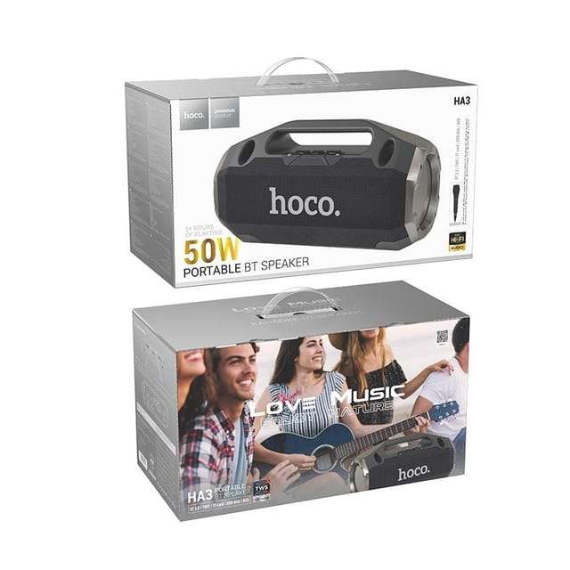 Hoco HA3 TWS Bluetooth 5.0 Speaker Support TF Card/AUX