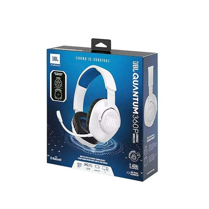 JBL Quantum 360P - White/Blue